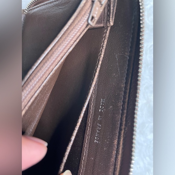 Chanel Brown Travel Line Canvas Bifold Long Wallet 🤎 - Picture 10 of 15